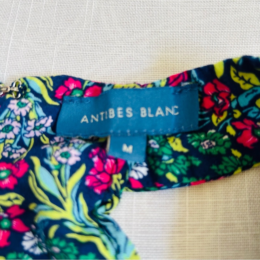 Antibes Blanc Floral Halter Neck Top - Multicolor - Picture 4 of 6